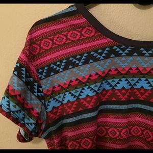 Tribal bareback crop top!
