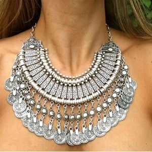 **SOLD** Boho Coin Necklace