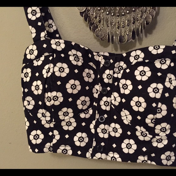 Floral bustier!