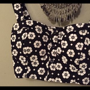 Floral bustier!