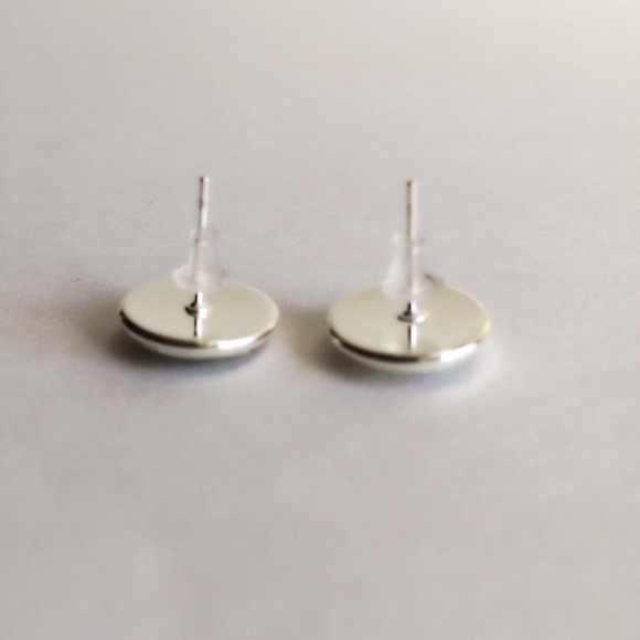 3 for 15🎀chunky blue Drusy style sp studs - Picture 3 of 4