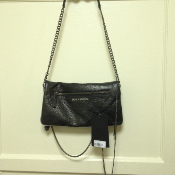 {SOLD} NWT zadig & voltaire pochette noir