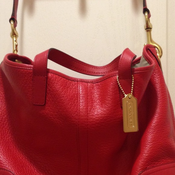 Authentic Coach leather handbag.