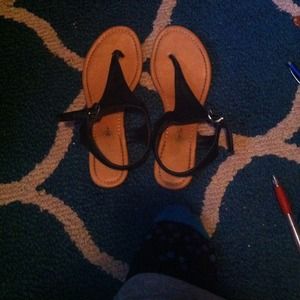 Black sandals