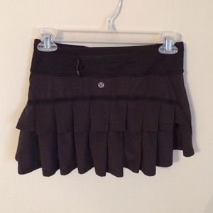 Lululemon  Black Tennis Skirt