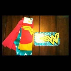 Wonder Woman caped sock only NWT