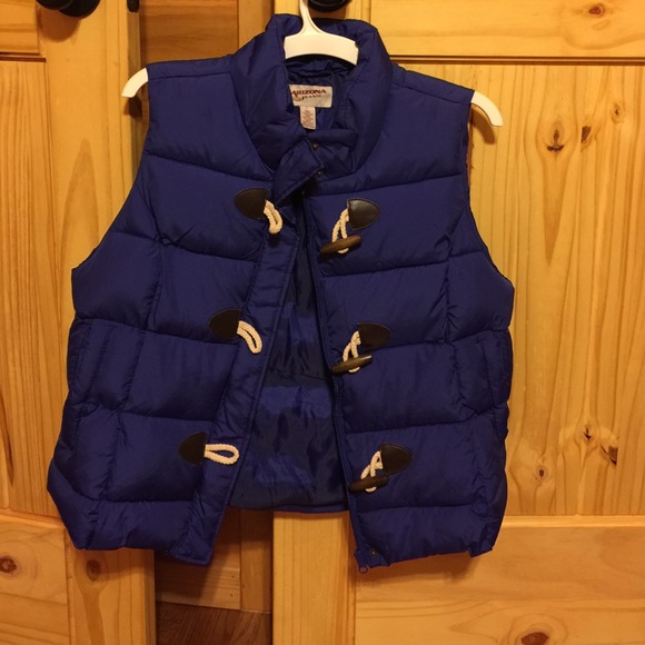 Blue vest new without tags