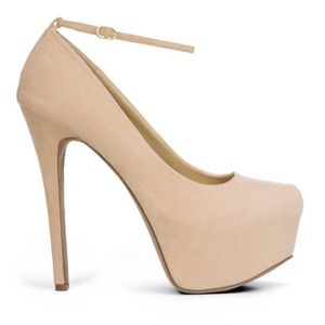 Justfab Rouen nude pumps