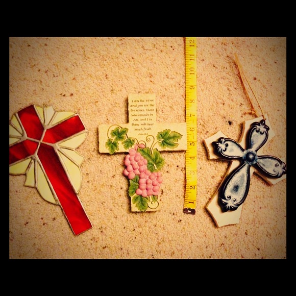 Three crosses