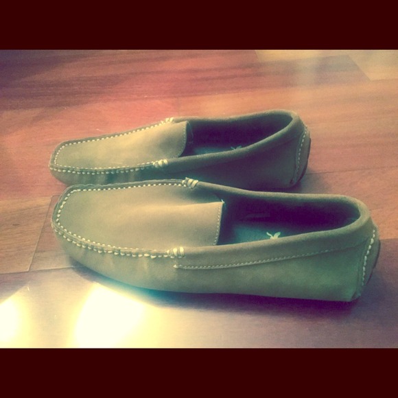 Men's American Eagle Tan Suede Loafers size 9