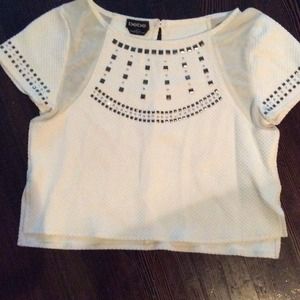 Bebe cropped boxy tee
