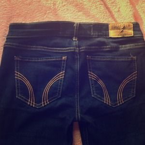 Darkwash Hollister skinny jeans