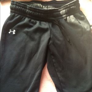 Black Under Armour sweatpants