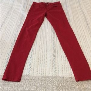 Red skinny Joes jeans- nwot size 28 regular inseam