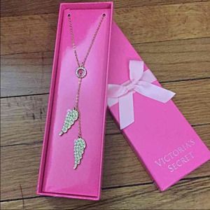 Victoria secret angel wing necklace