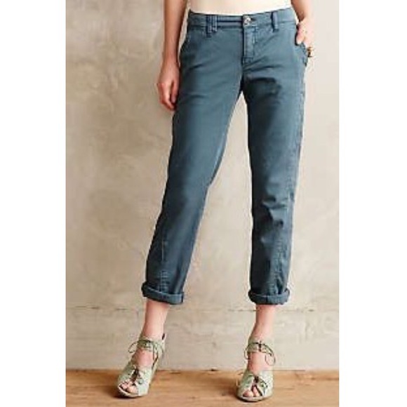 Anthropologie Pilcro blue chinos size 25