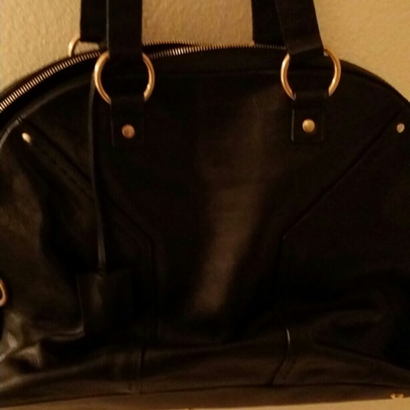 Authentic YSL black leather bag - Picture 3 of 4