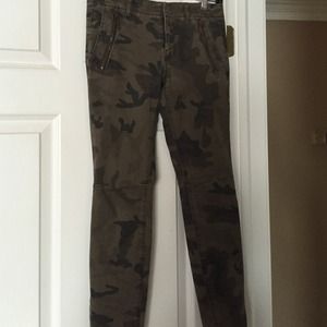 Green Zara army pants
