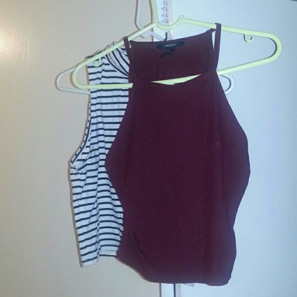 BUNDLE! 2 F21 croptops