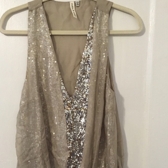 Silk Sequin Party Blouse