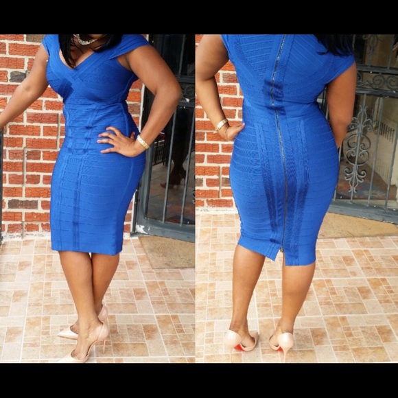 Herve leger dress is fairly new with tags attach