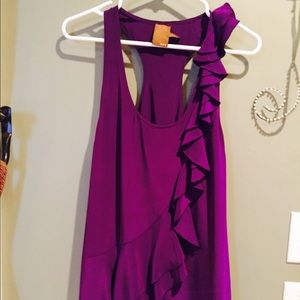 Ali Ro purple silk tank