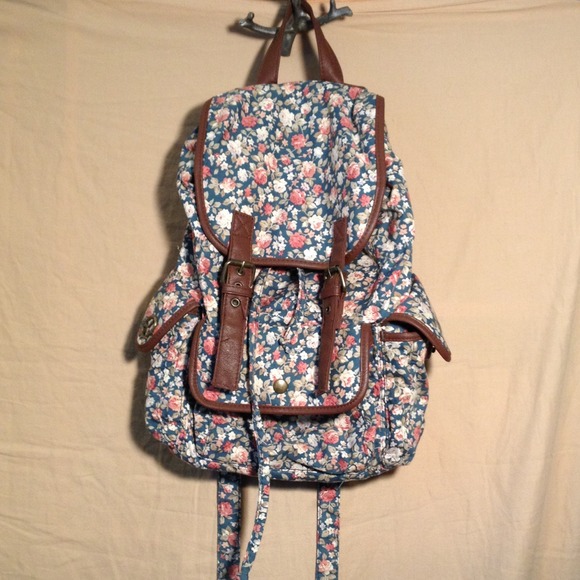 Floral backpack