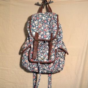 Floral backpack