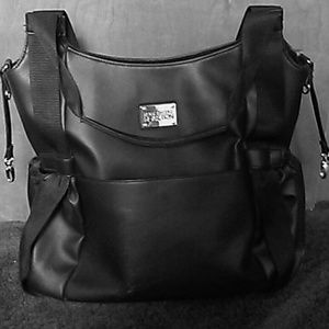 Black diaper bag