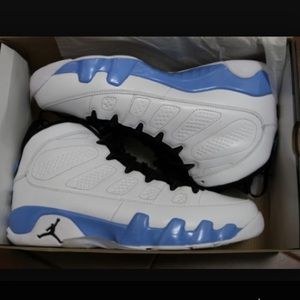Jordan 9s blue & white