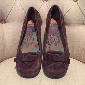 Rocket Dog Brown Suede Flats