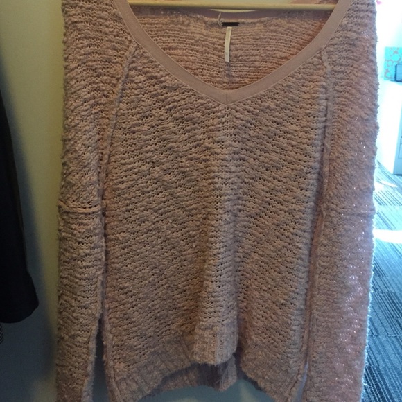 Pale pink Songbird sweater!