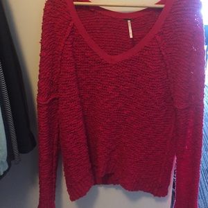 Red Songbird sweater!