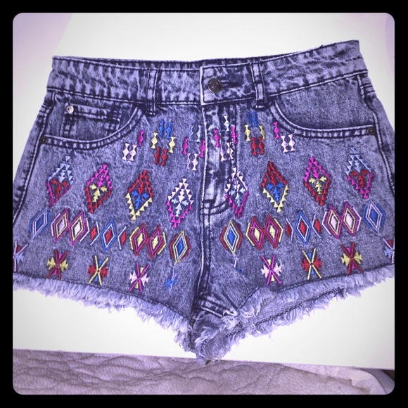High waisted shorts