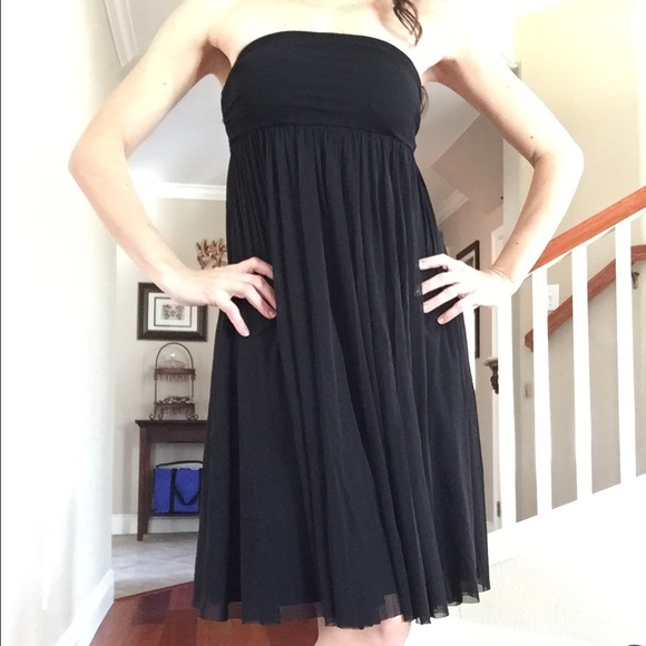 H & M Little Black Strapless Dress - Picture 1 of 4