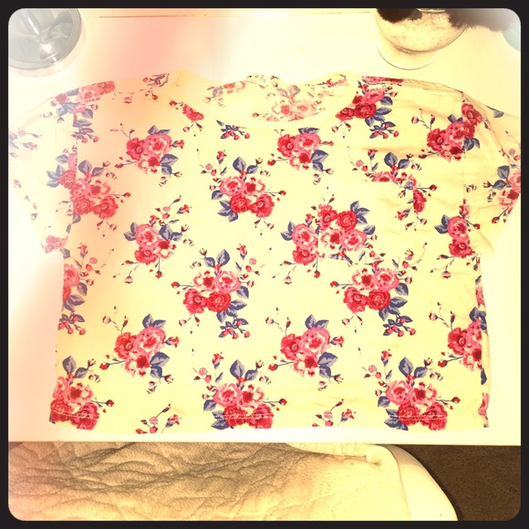 Floral crop top