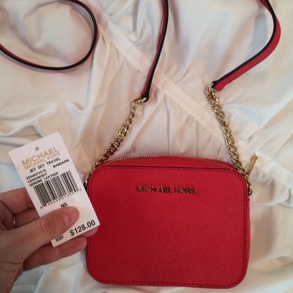Michael Kors red crossbody