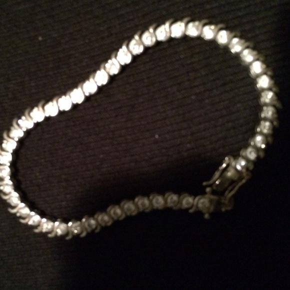 Sterling silver bracelet with cv