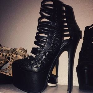 Black Lola Shoetique heels