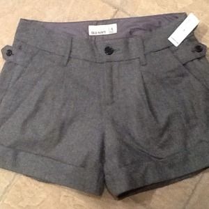 Cute Wool Gray Shorts