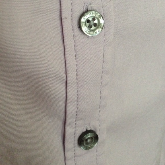 Express lavender button down - Picture 2 of 4