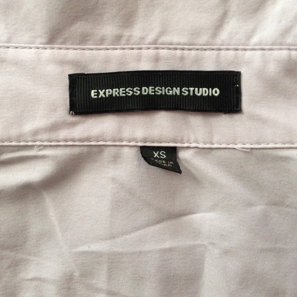 Express lavender button down - Picture 4 of 4