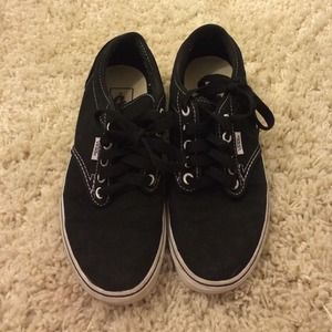 Black Vans w/ Black Laces