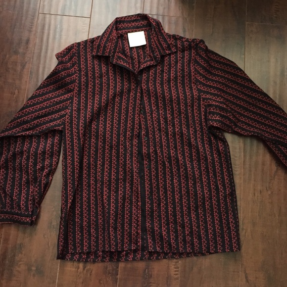 Long sleeve wool shirt
