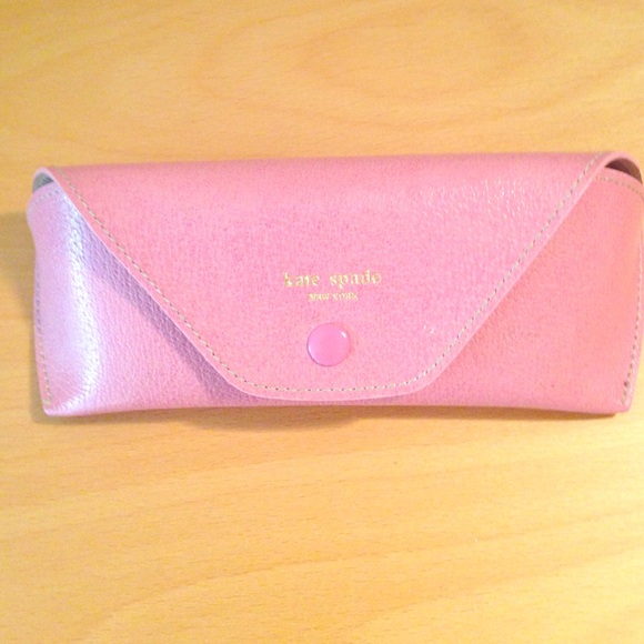 Pink Kate Spade eyeglasses case!