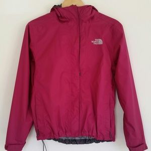 North Face Hyvent Rasberry Rain Jacket