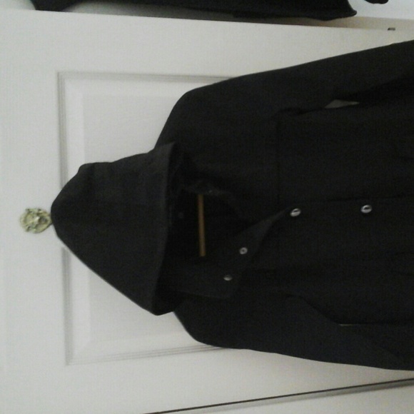 Jones new York black rain jacket size large - Picture 2 of 3