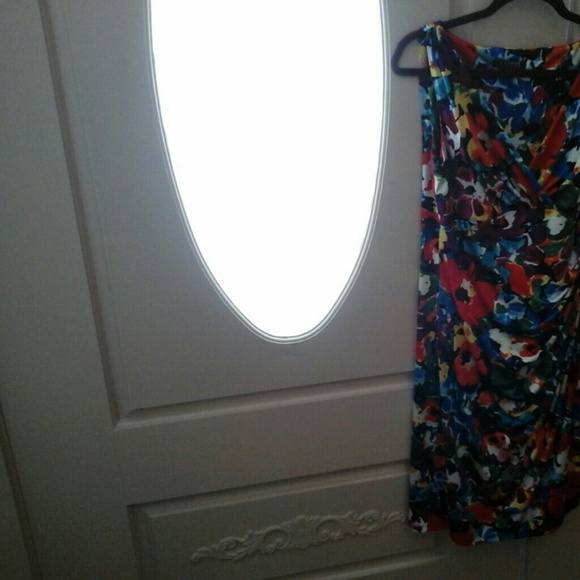 Ralph Lauren flowered dress size 12 - Picture 2 of 3