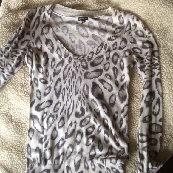 Express lightweight V-neck pullover sweater