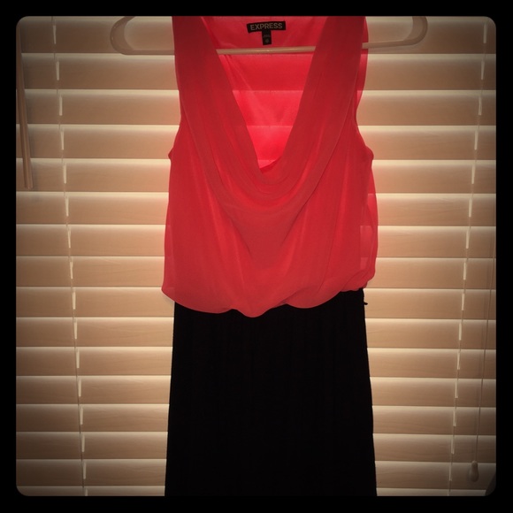 Express drop neck dress